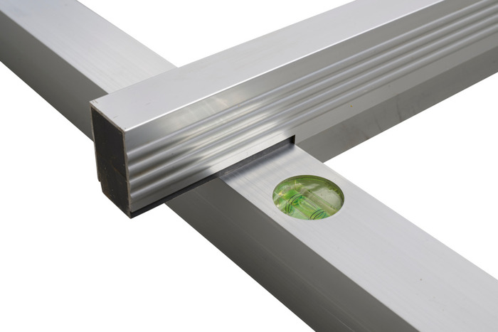 Rettholtsett aluminium 3 deler 2 meter - Probuilder